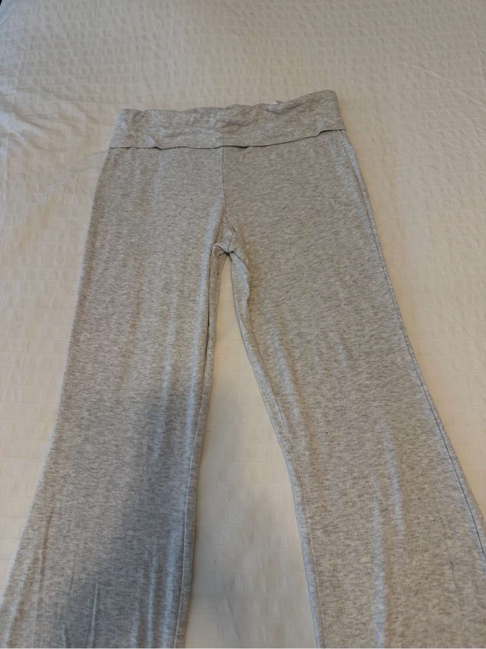 Women’s' Soft Wide-Leg, Heather-gray Lounge/yoga Pants Sz S